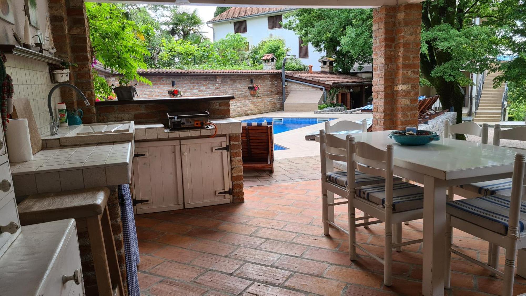 Villa Amalia Apartments Malinska Kültér fotó